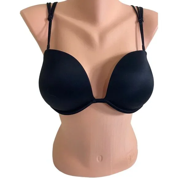 Soutien-gorge Victoria's Secret - Taille 34D - Push-up Multicolore - Occasion En Très Bon état